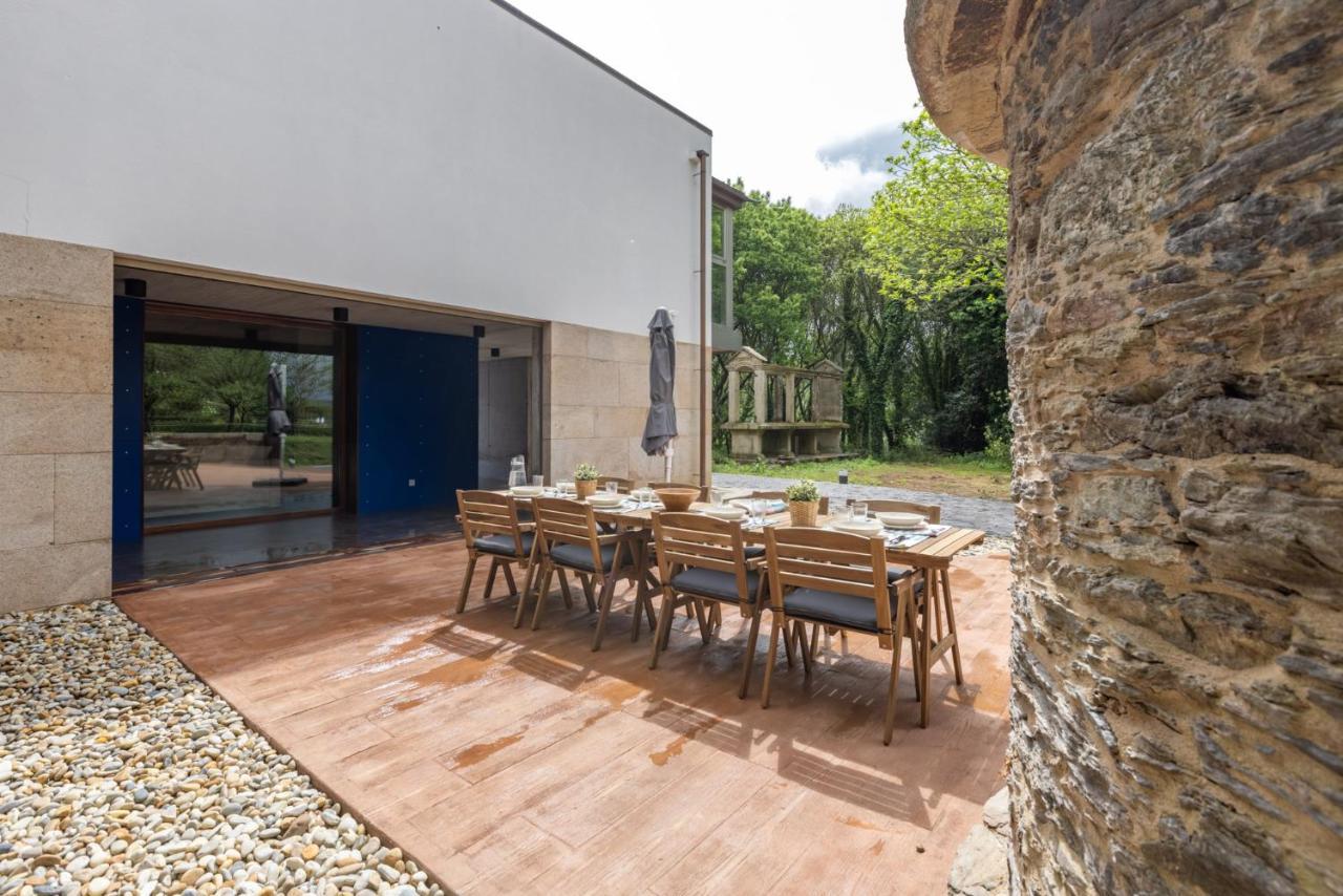 Вилла A Casa Do Souto, Santiago De Compostela Сигуэйро Экстерьер фото